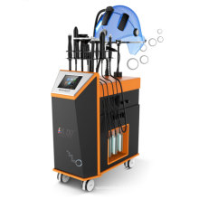 Profesional 11 en 1 Vacuum RF Hydro Microermabrasion Blackhead Remover Máquinas faciales de oxígeno de alta frecuencia
